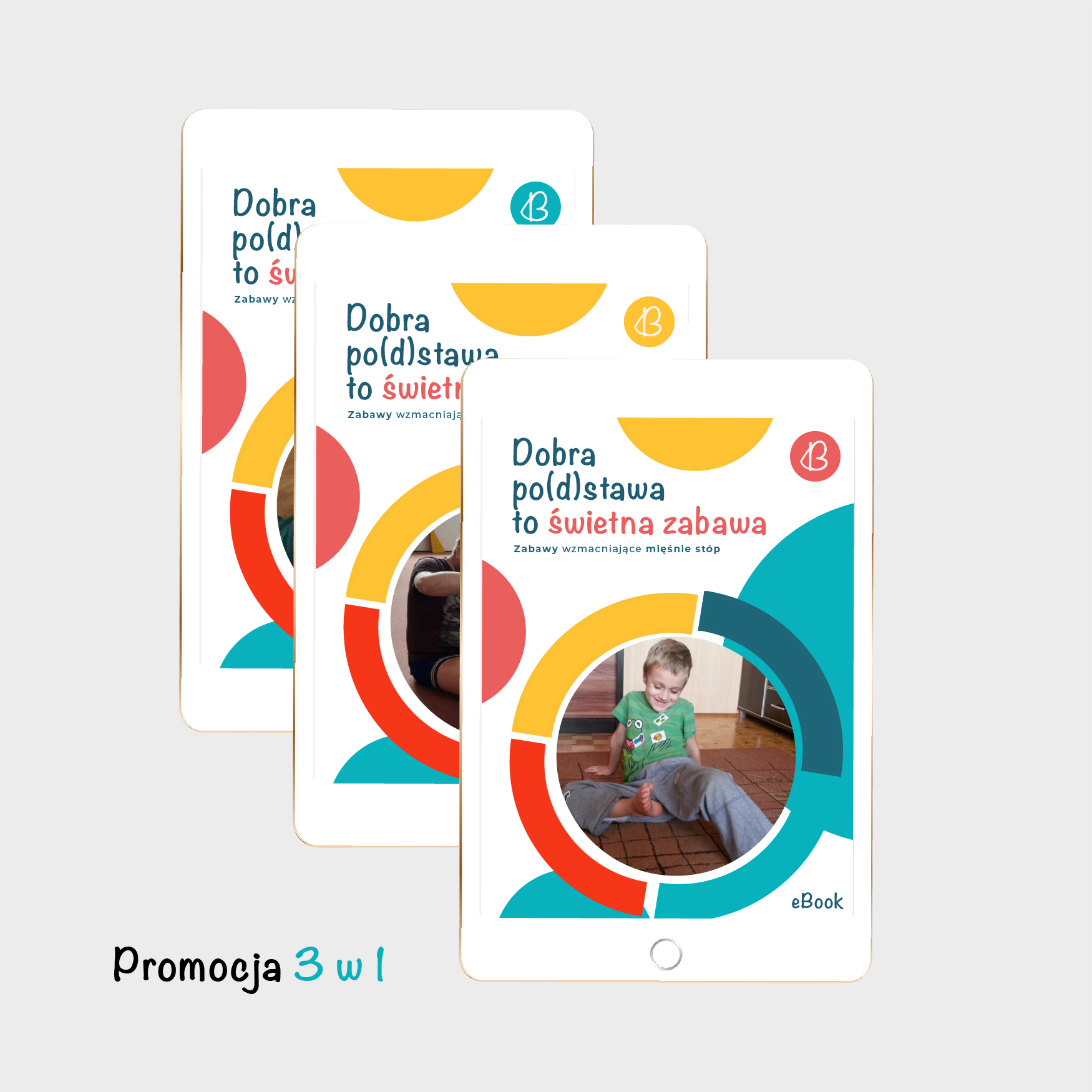 Ćwiczenia wzmacniające mięśnie 3 w 1 (cz. 1,2,3)